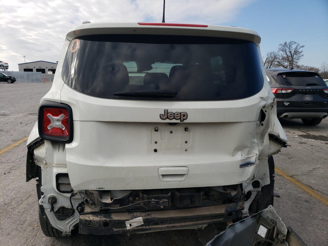 2021 Jeep Renegade VIN ZACNJCBB9MPN34159 Copart auction photo, rear end damage thumbnail 6