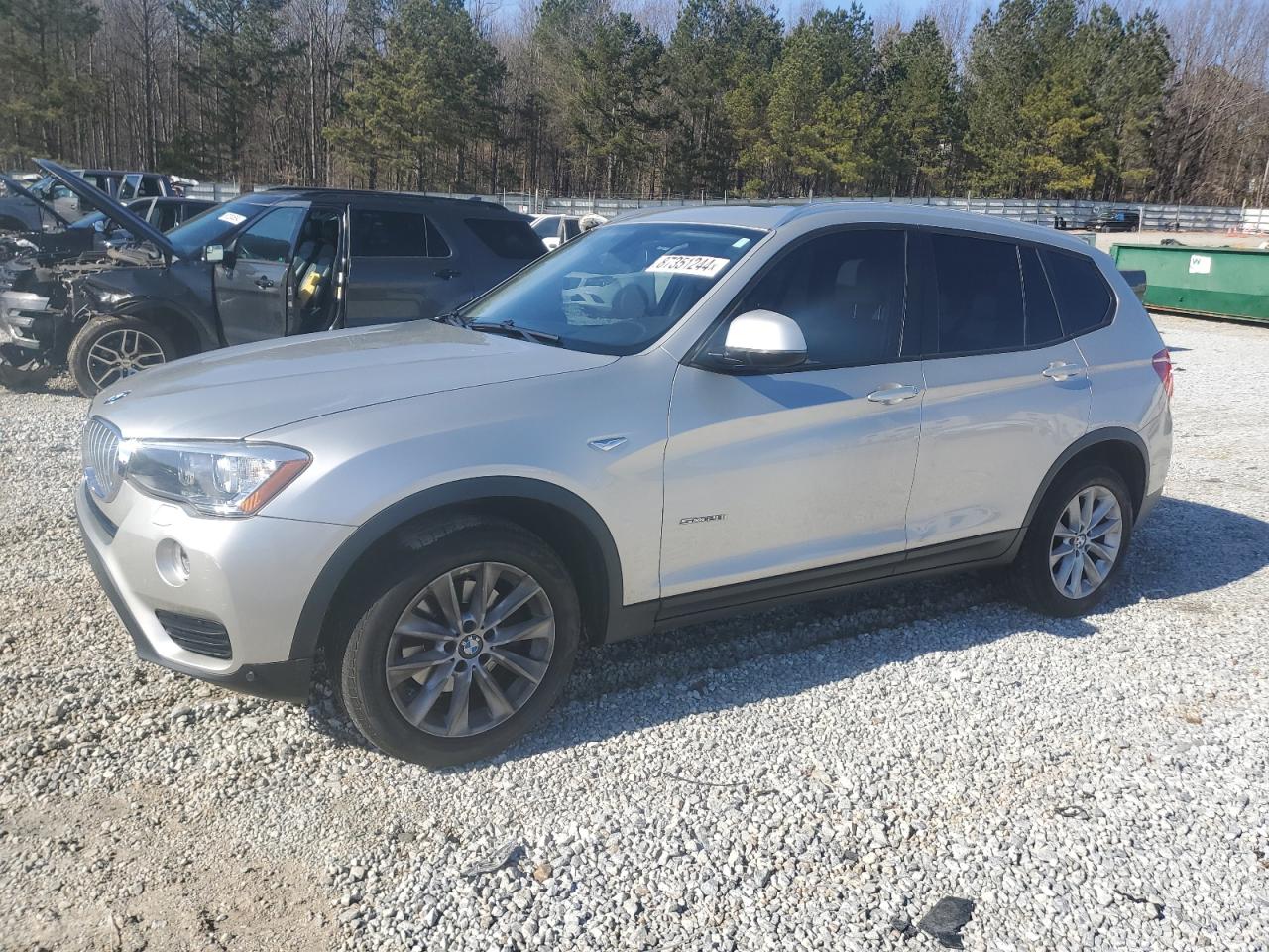 2015 BMW X3 VIN 5UXWZ7C57F0F75934