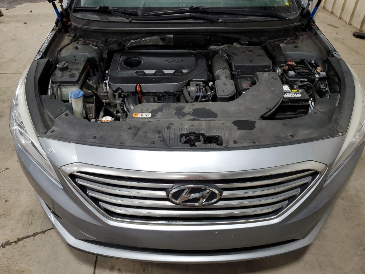 2016 Hyundai Sonata VIN 5NPE24AF0GH418260 Copart auction photo, vandalism damage thumbnail 11