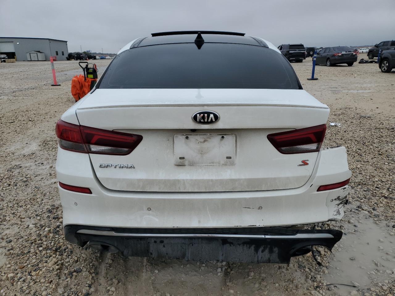 2019 KIA Optima VIN 5XXGT4L36KG289230 Copart auction photo, all over damage thumbnail 6