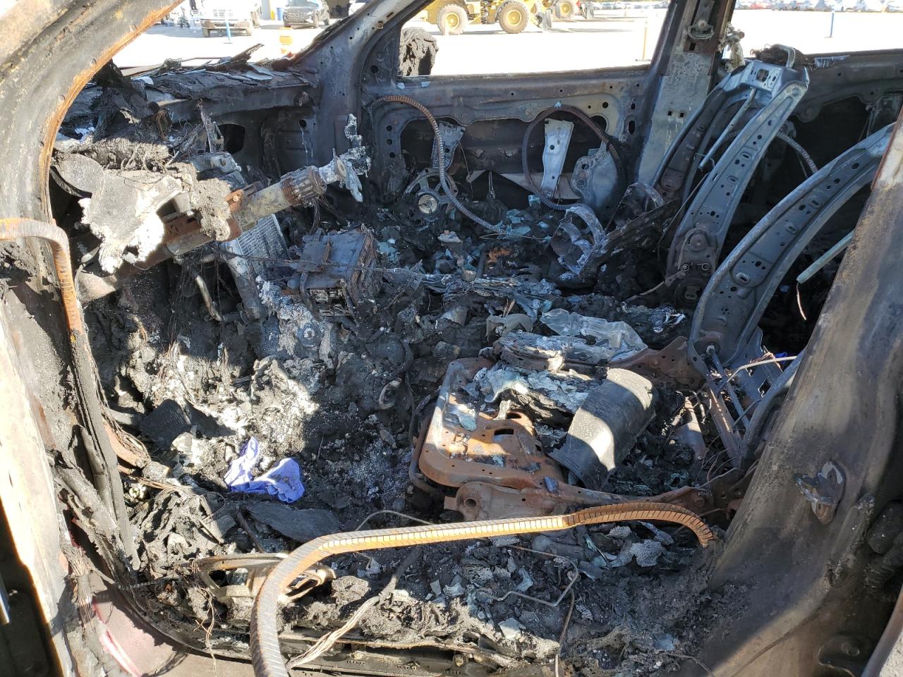 2012 Dodge Durango VIN 1C4RDHAG9CC180927 Copart auction photo, burn damage thumbnail 7
