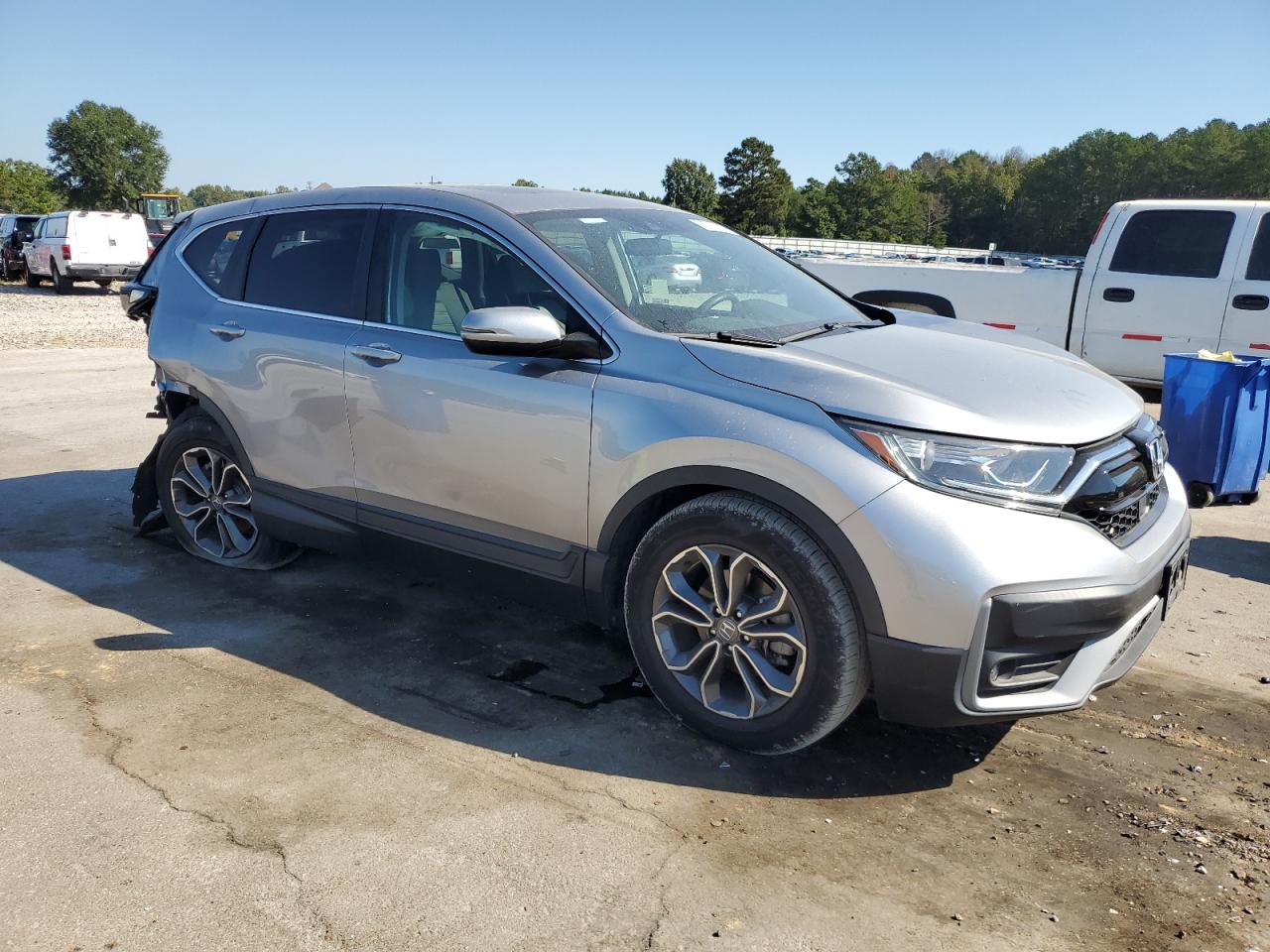 2020 Honda CR-V VIN 7FARW1H58LE018588 Copart auction photo, rear end / side damage thumbnail 4
