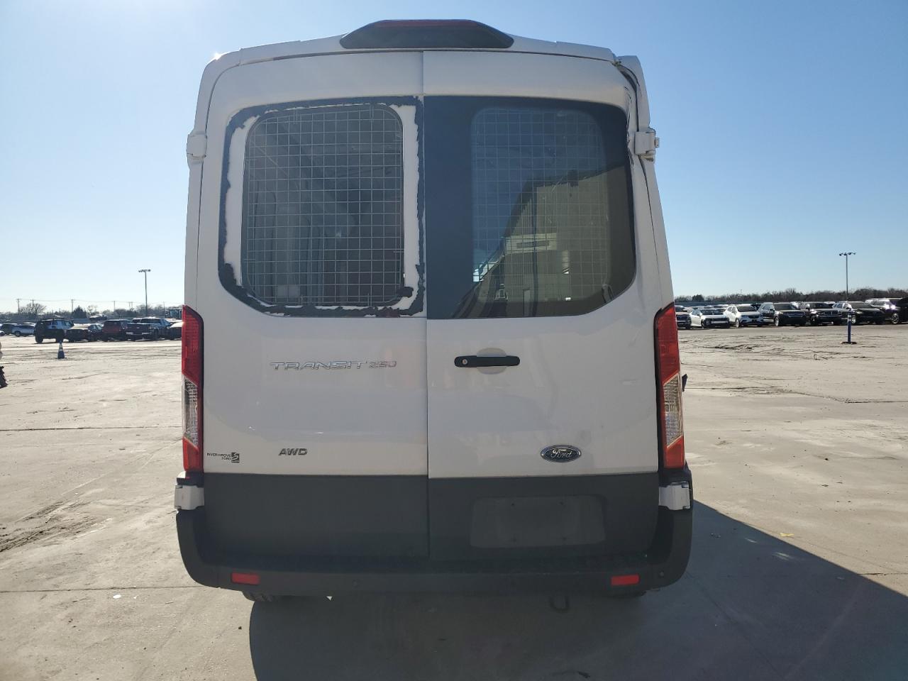 2023 Ford Transit VIN 1FTBR2C8XPKA36661 Copart auction photo, all over damage thumbnail 6