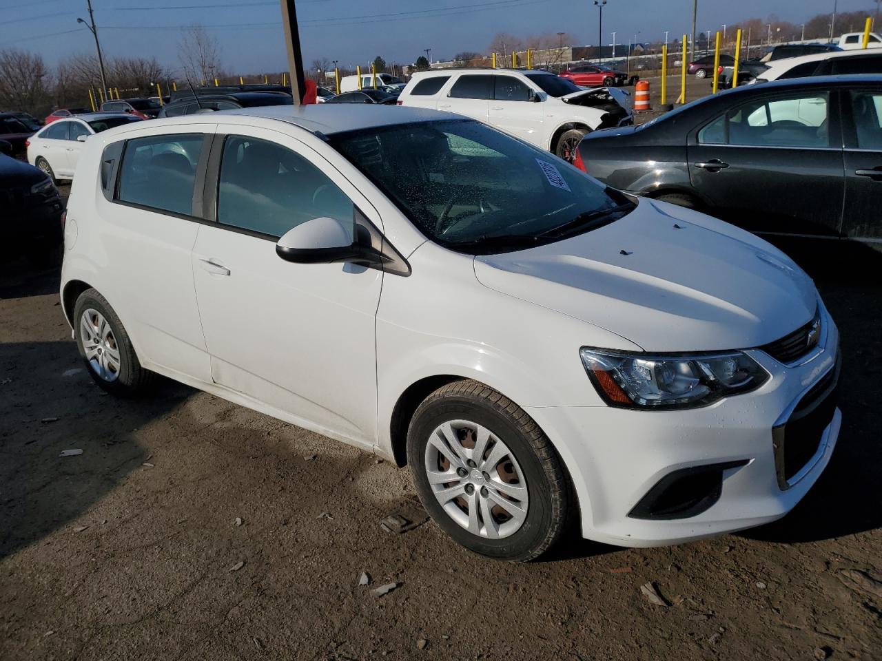 2017 Chevrolet Sonic VIN 1G1JG6SH4H4168467 Copart auction photo, front end / minor dent/scratches damage thumbnail 4