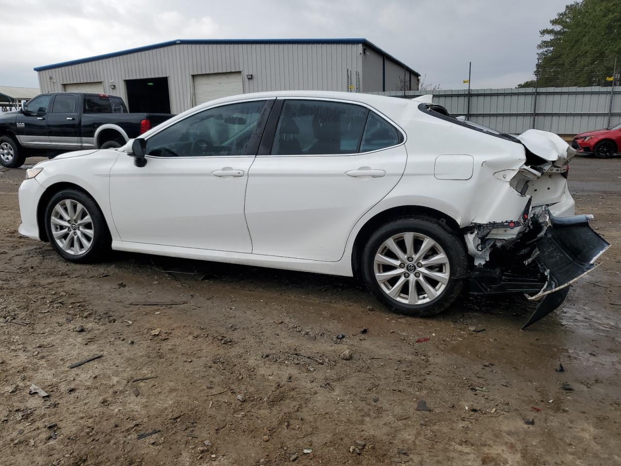 2020 Toyota Camry VIN 4T1C11AK0LU889763 Copart auction photo, rear end / front end damage thumbnail 2