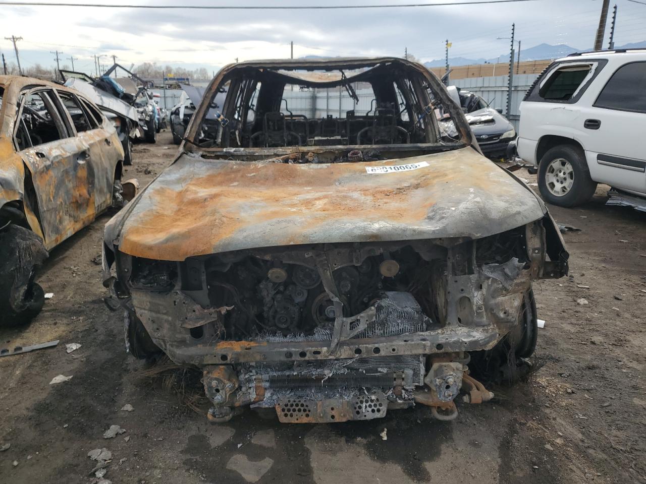 2011 Toyota Land Cruiser VIN JTMHY7AJ3B4007368 Copart auction photo, burn damage thumbnail 5