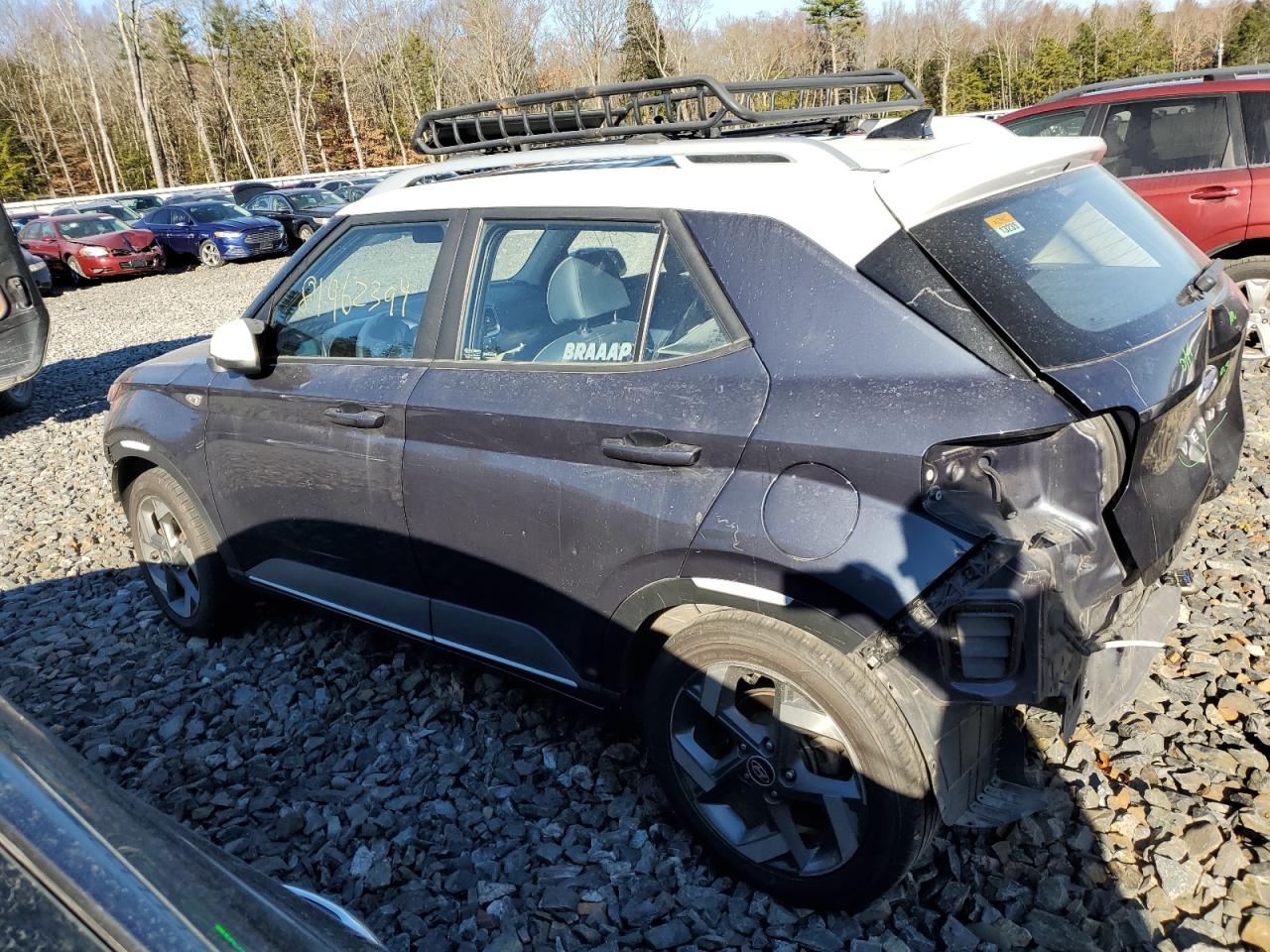 2022 Hyundai Venue VIN KMHRC8A39NU134541 Copart auction photo, rear end / front end damage thumbnail 2
