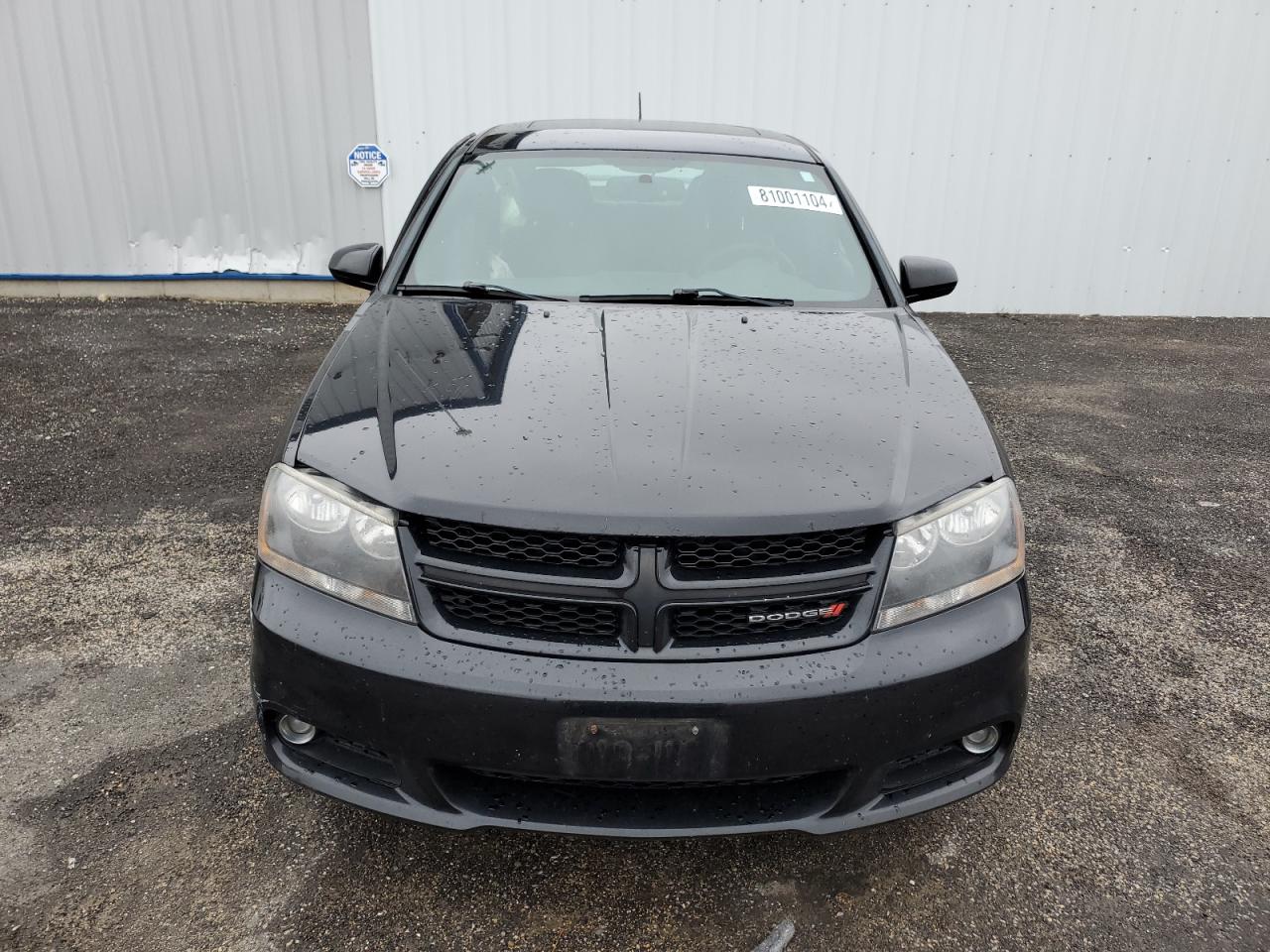 2014 Dodge Avenger VIN 1C3CDZBG1EN136409 Copart auction photo, front end / side damage thumbnail 5