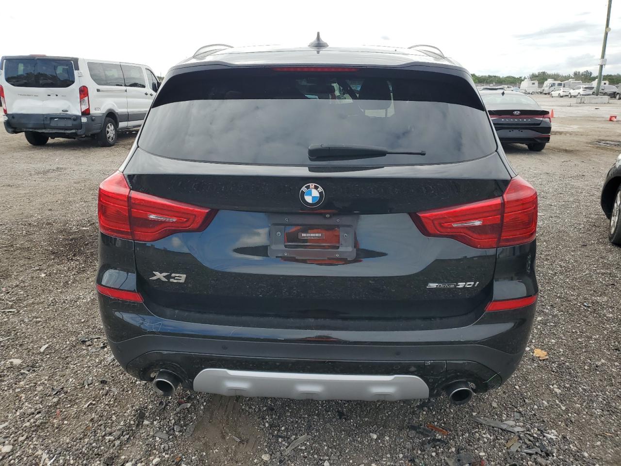 2019 BMW X3 VIN 5UXTR7C58KLF28116 Copart auction photo, front end damage thumbnail 6