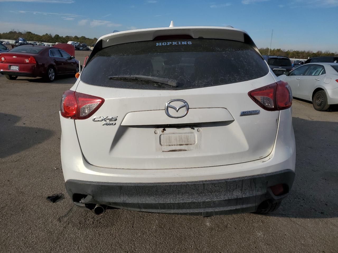 2014 Mazda CX-5 VIN JM3KE4DY8E0300420 Copart auction photo, all over damage thumbnail 6