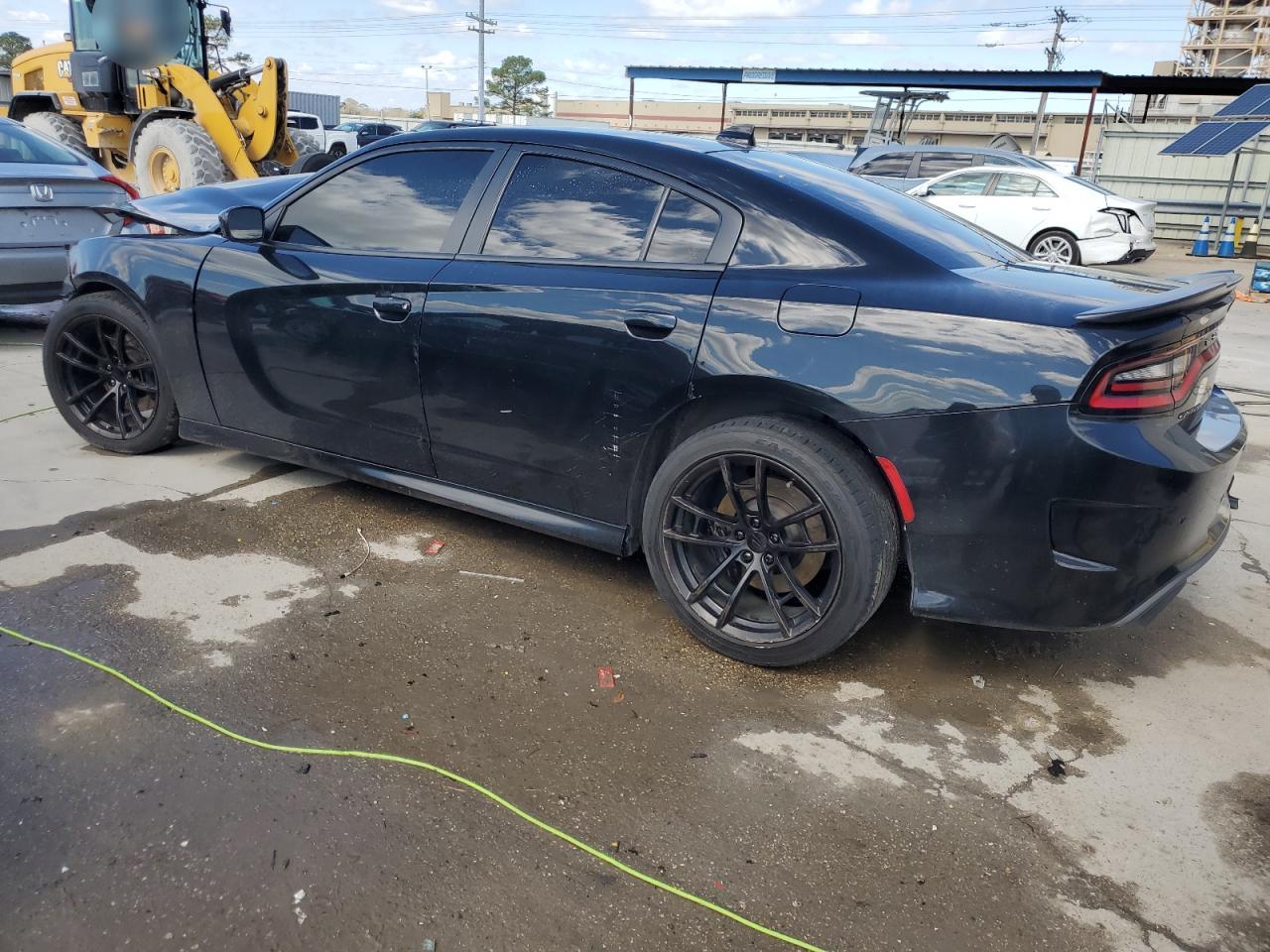 2019 Dodge Charger VIN 2C3CDXGJ3KH711123 Copart auction photo, front end / vandalism damage thumbnail 2