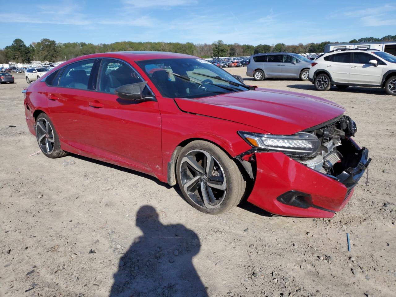 2022 Honda Accord VIN 1HGCV2F3XNA005379 Copart auction photo, front end damage thumbnail 4