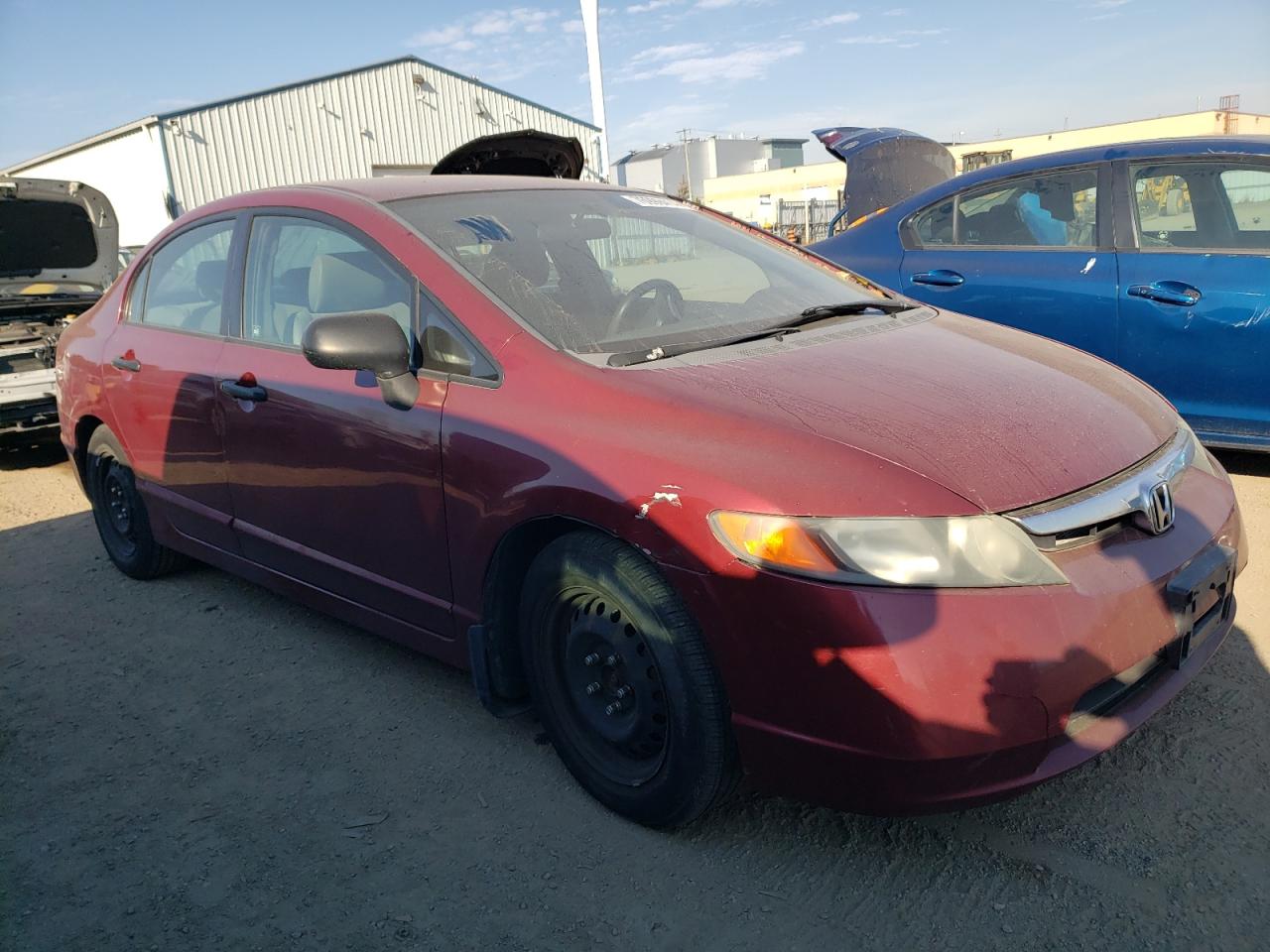 2008 Honda Civic VIN 2HGFA16248H015762 Copart auction photo, front end damage thumbnail 4