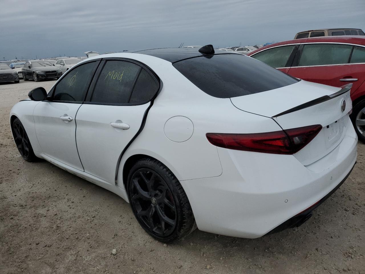 2020 Alfa Romeo Giulia VIN ZARFAMANXL7637987 Copart auction photo, water/flood damage thumbnail 2