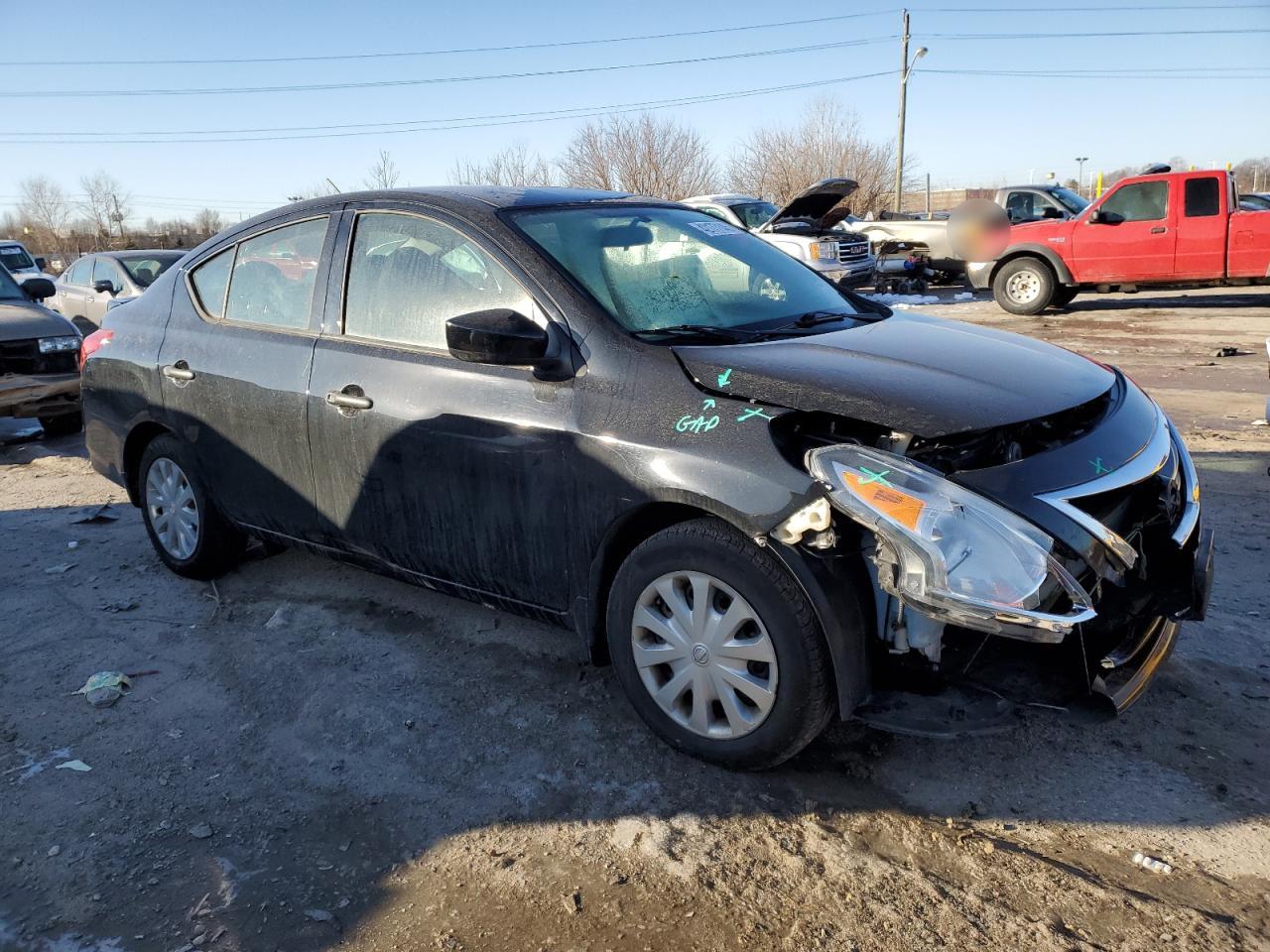 2017 Nissan Versa VIN 3N1CN7AP0HL818283 Copart auction photo, front end / minor dent/scratches damage thumbnail 4