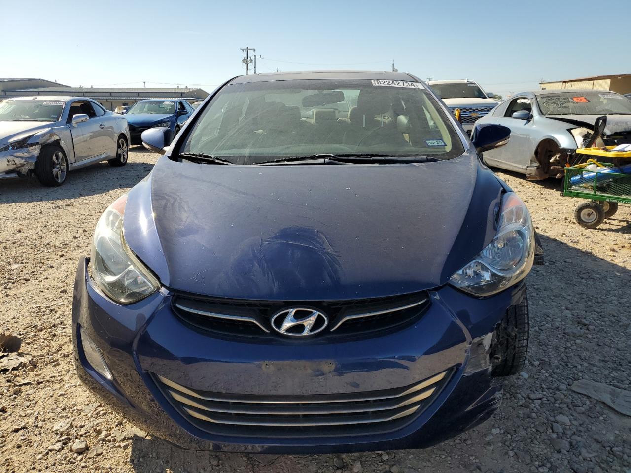 2013 Hyundai Elantra VIN KMHDH4AE6DU797859 Copart auction photo, all over damage thumbnail 5