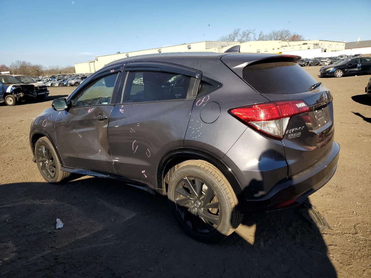2021 Honda HR-V VIN 3CZRU6H14MM755113 Copart auction photo, side / front end damage thumbnail 2