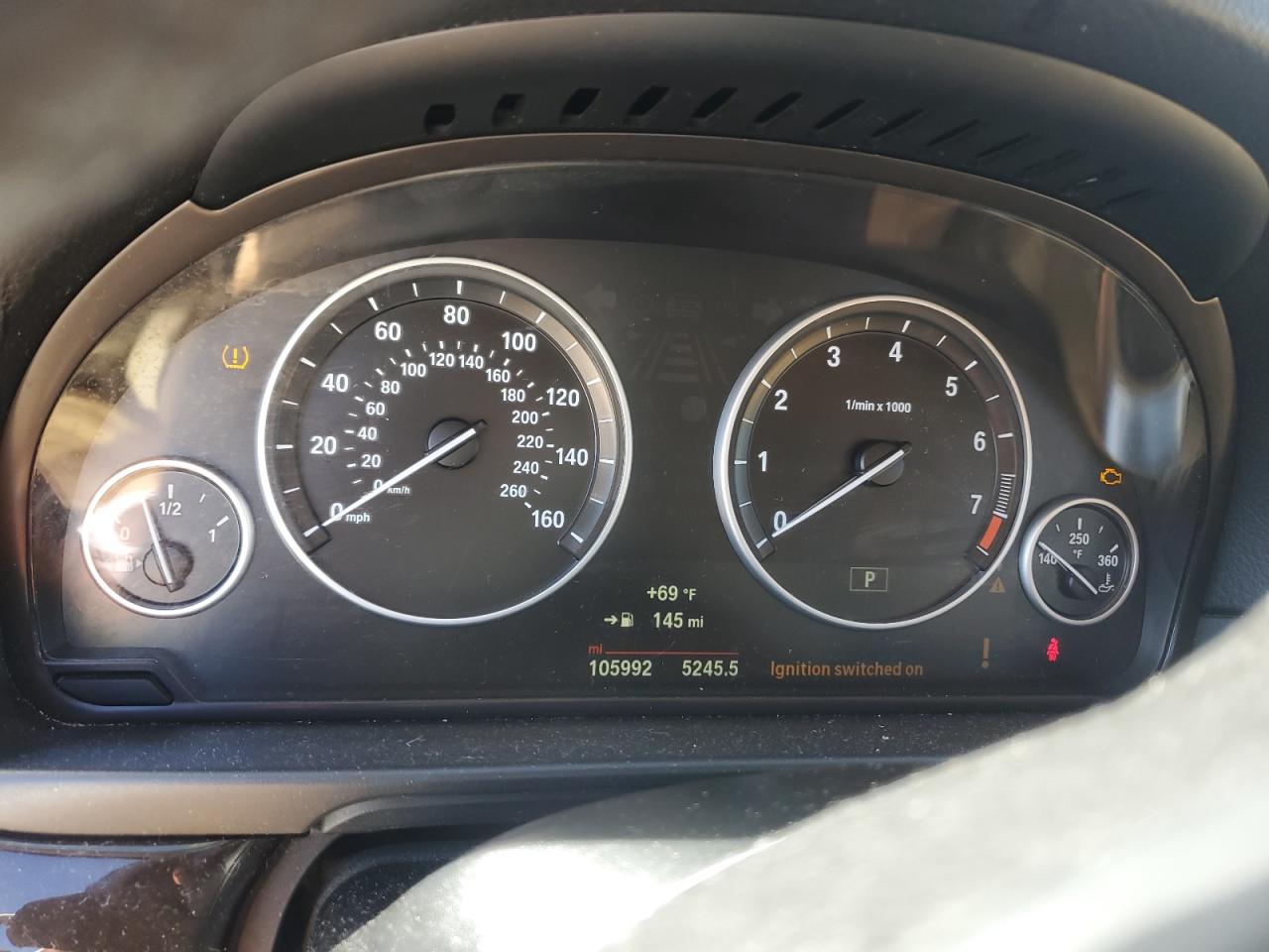 2015 BMW 5er VIN WBA5A5C53FD517461 Copart auction photo, water/flood damage thumbnail 9