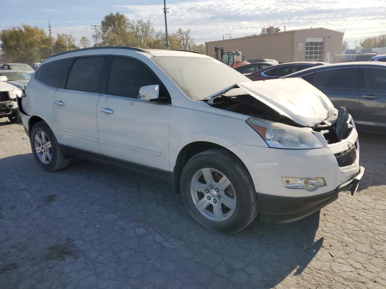 2011 Chevrolet Traverse VIN 1GNKVGED2BJ243022 Copart auction photo, front end / rear end damage thumbnail 4