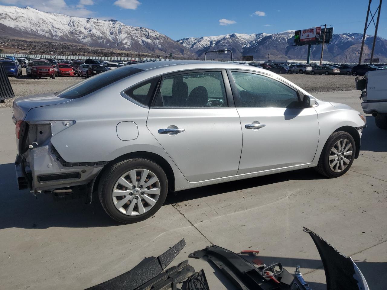 2019 Nissan Sentra VIN 3N1AB7APXKY269623 Copart auction photo, front end / all over damage thumbnail 3