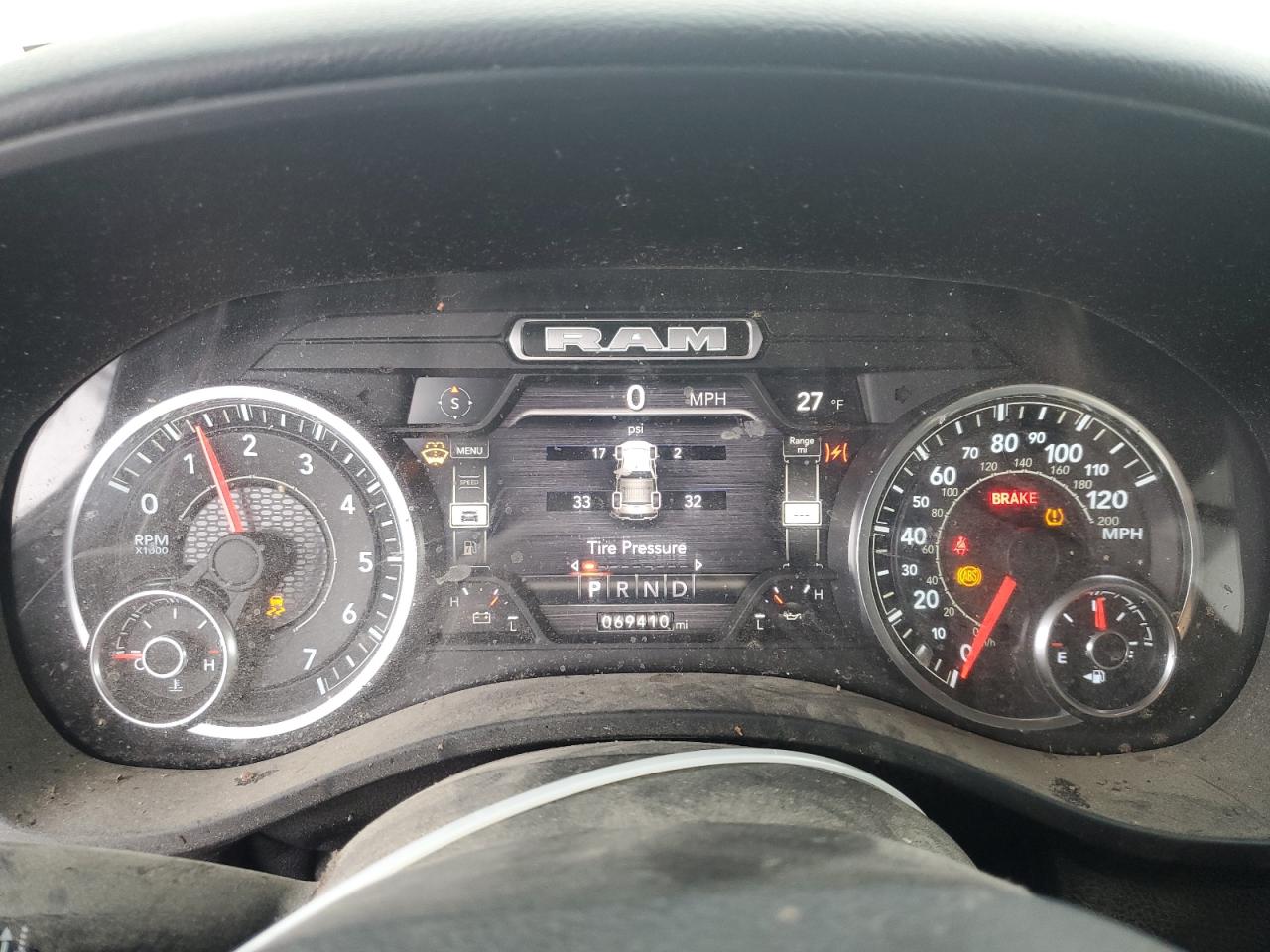 2022 RAM 1500 VIN 1C6SRFBT0NN160745 Copart auction photo, side / front end damage thumbnail 9