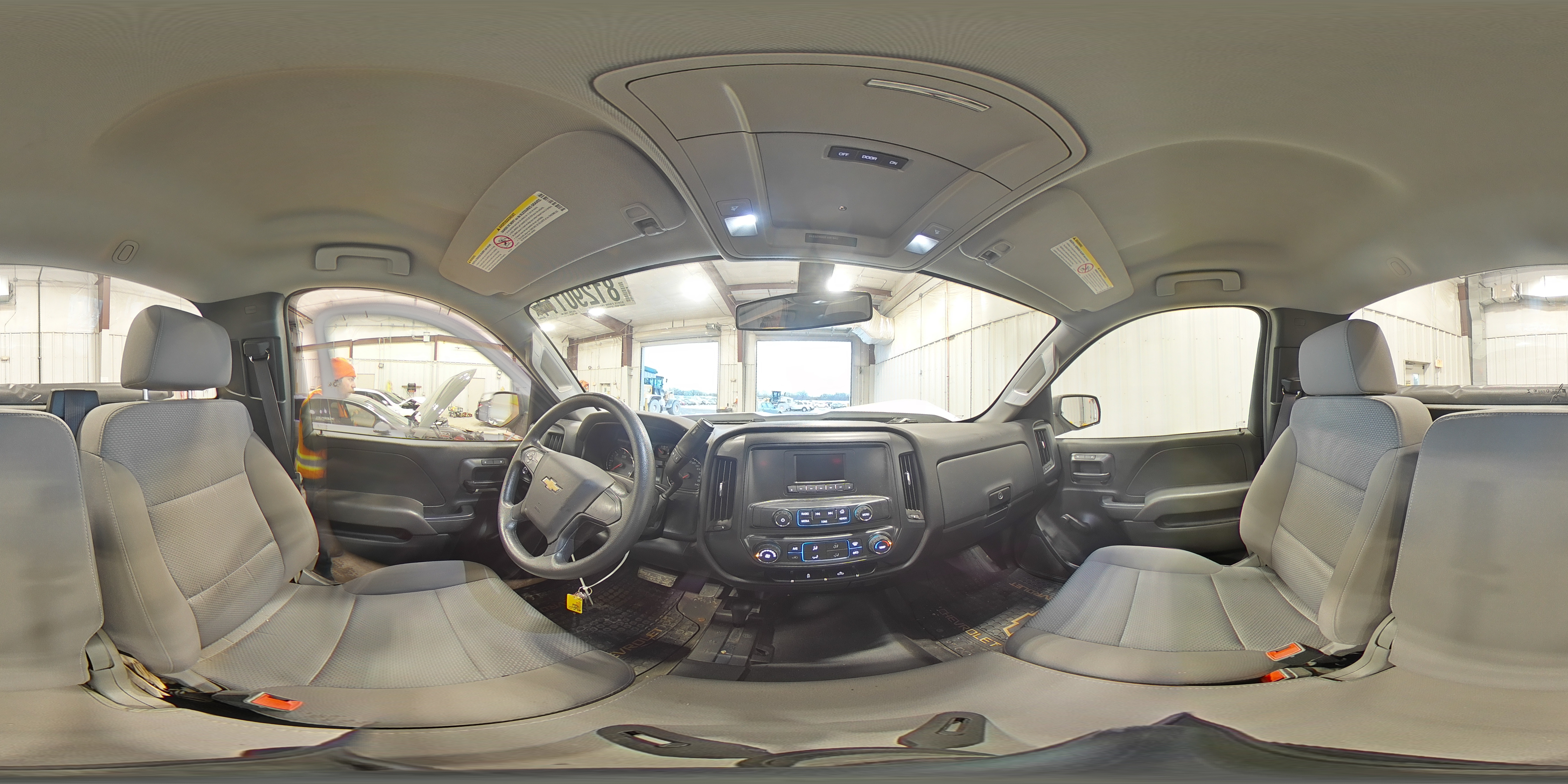 2017 Chevrolet Silverado VIN 1GC0KUEGXHZ263515 Copart auction photo, front end / rear end damage thumbnail 13