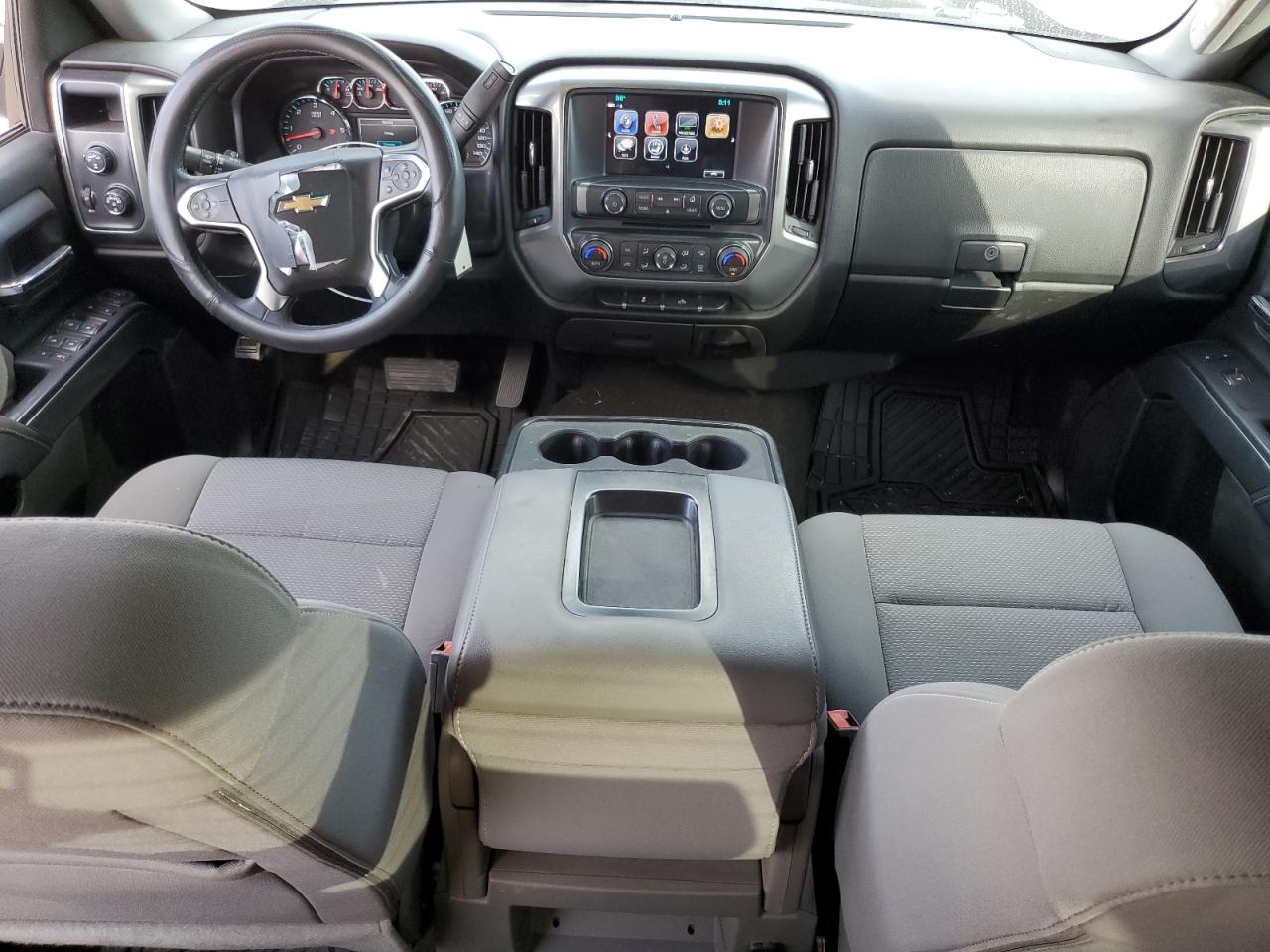 2017 Chevrolet Silverado VIN 3GCUKREC7HG483268 Copart auction photo, front end / side damage thumbnail 8