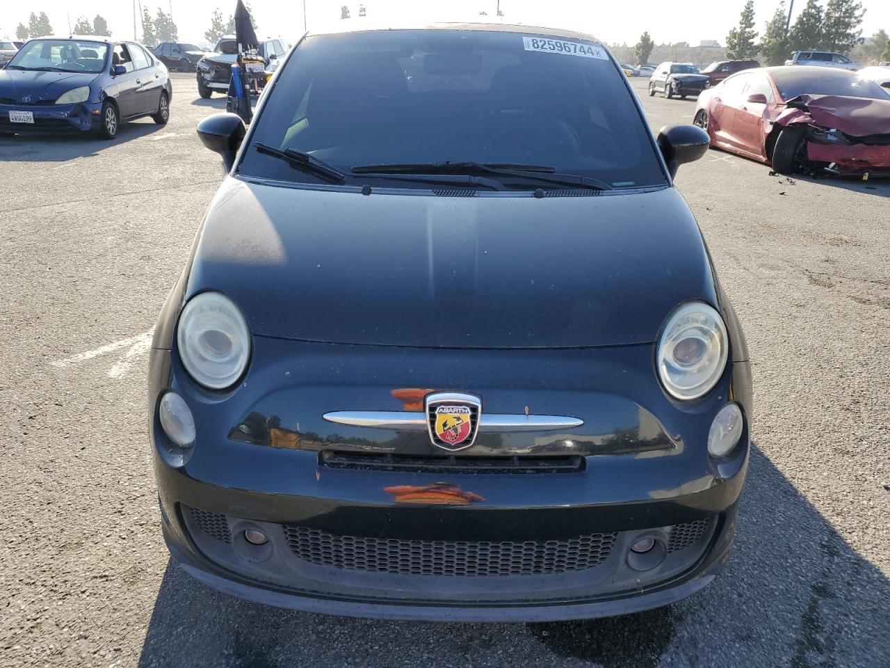 2013 Fiat 500 VIN 3C3CFFFH6DT752102 Copart auction photo, side damage thumbnail 5