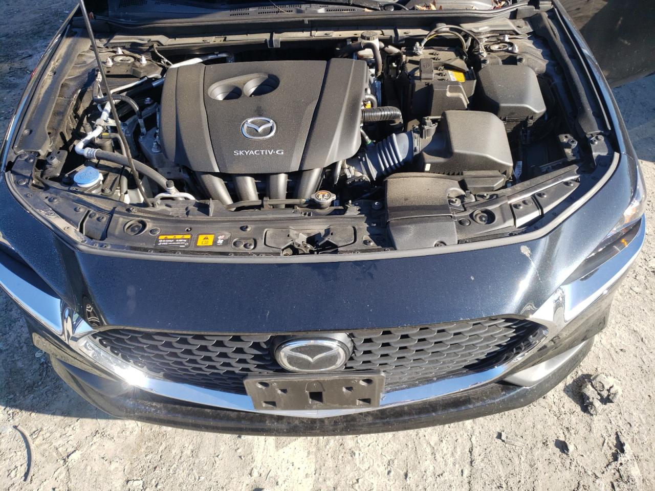 2022 Mazda 3 VIN JM1BPAAL7N1502623 Copart auction photo, rear end / undercarriage damage thumbnail 11