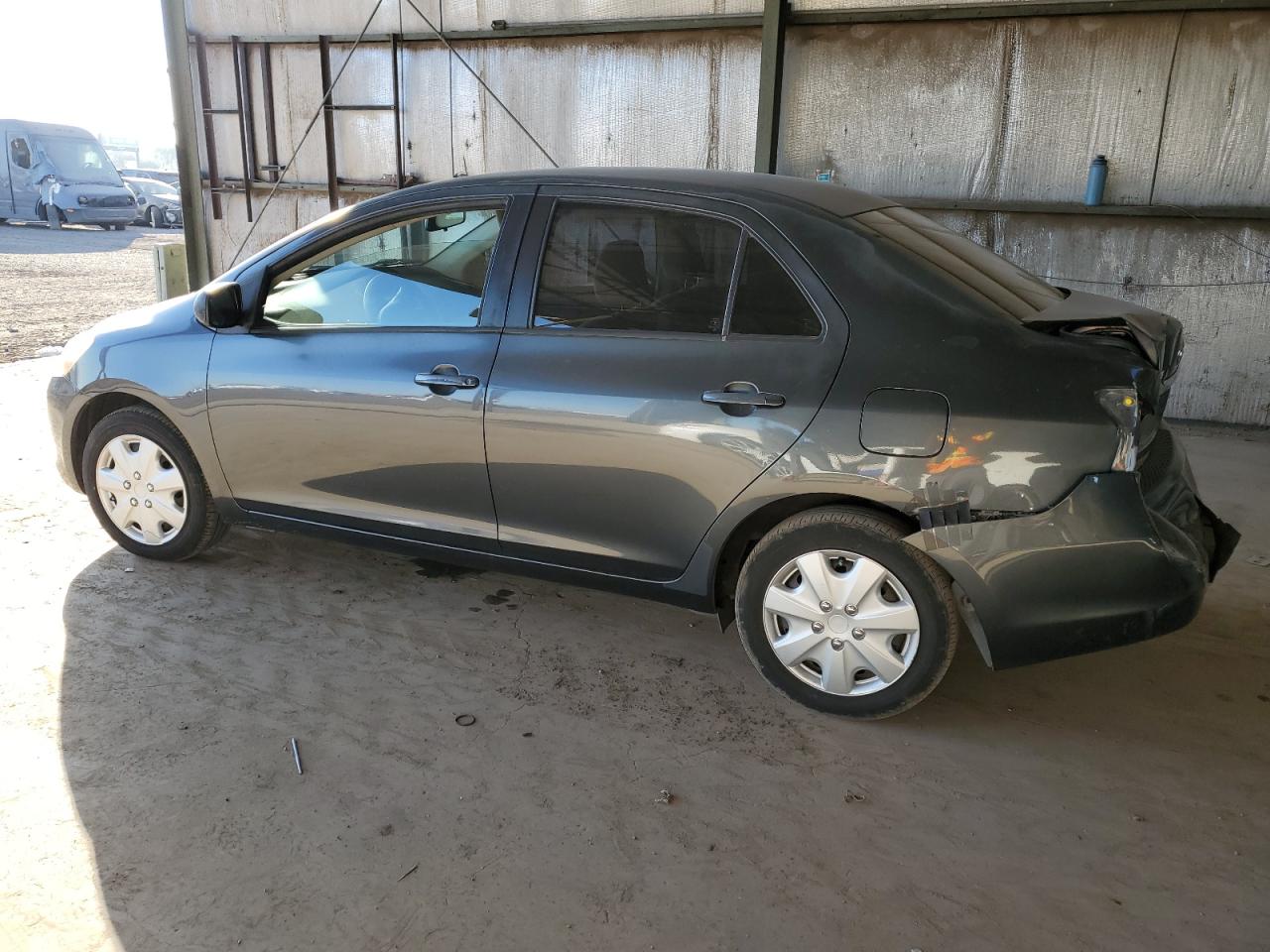 2007 Toyota Yaris VIN JTDBT923771012985 Copart auction photo, rear end damage thumbnail 2