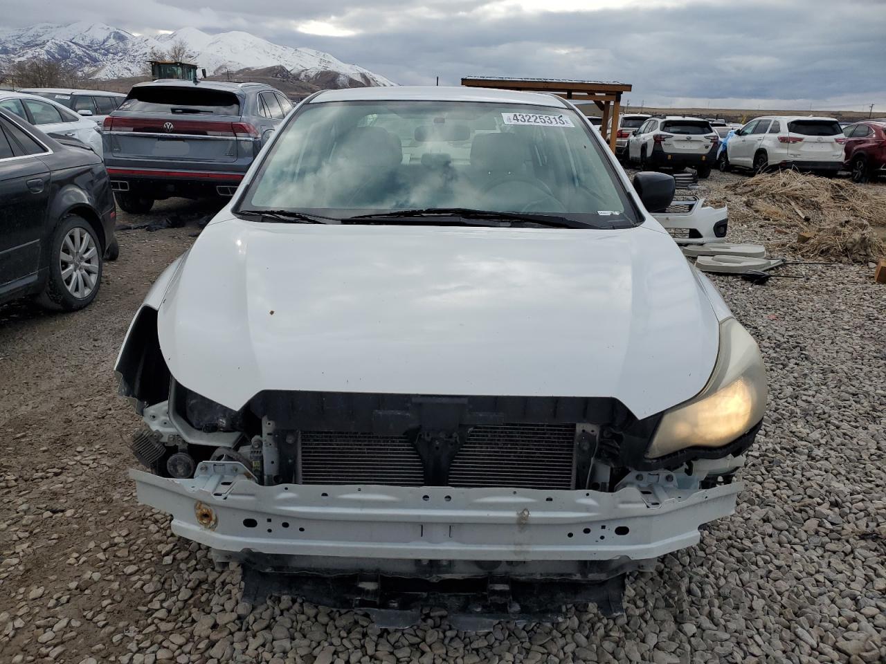 2013 Subaru Impreza VIN JF1GJAA69DH014738 Copart auction photo, side / front end damage thumbnail 5