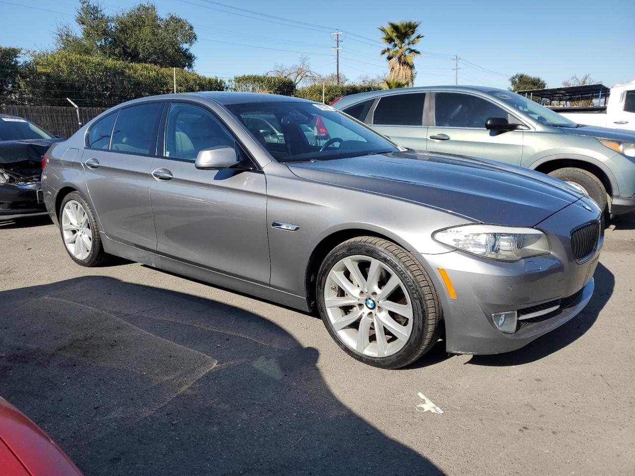 2012 BMW 5er VIN WBAFR7C56CC814721 Copart auction photo, mechanical damage thumbnail 4