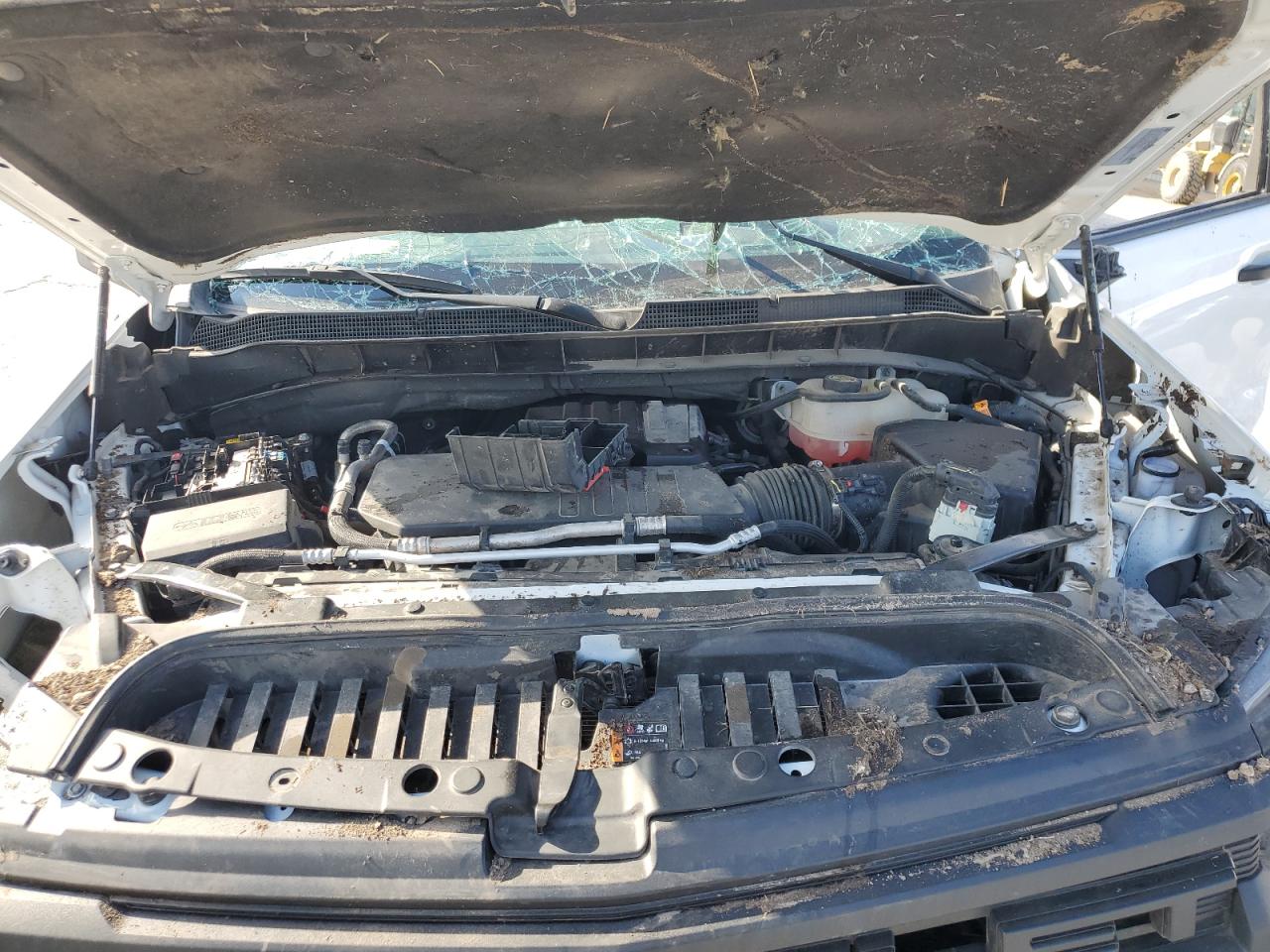 2022 Chevrolet Silverado VIN 3GCPABEK2NG596071 Copart auction photo, biohazard/chemical / rollover damage thumbnail 11