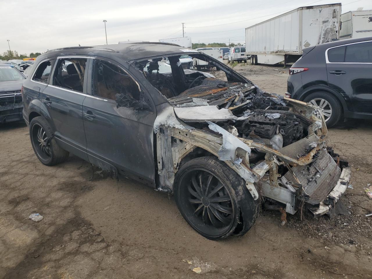 2008 Audi Q7 VIN WA1BY74L08D013912 Copart auction photo, burn / missing/altered vin damage thumbnail 4