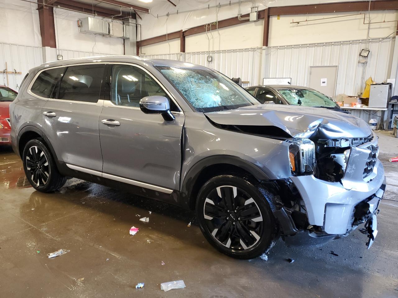 2023 KIA Telluride VIN 5XYP5DGC8PG362816 Copart auction photo, front end damage thumbnail 4