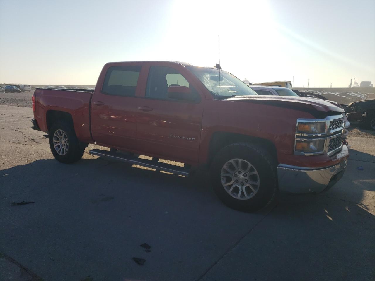 2015 Chevrolet Silverado VIN 3GCPCREHXFG126279 Copart auction photo, front end damage thumbnail 4