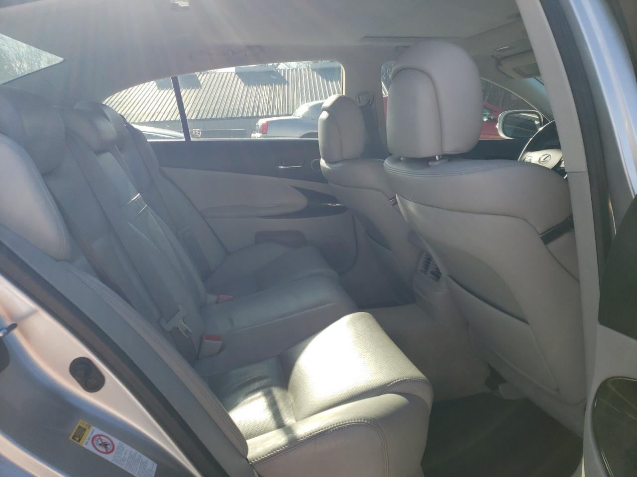 2011 Lexus GS VIN JTHCE1KS8B0029184 Copart auction photo, rear end / side damage thumbnail 10