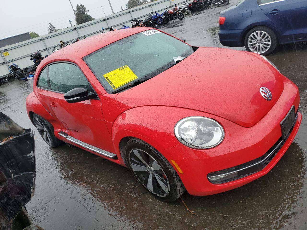 2013 Volkswagen Beetle VIN 3VWVA7AT2DM621017 Copart auction photo, side damage thumbnail 4