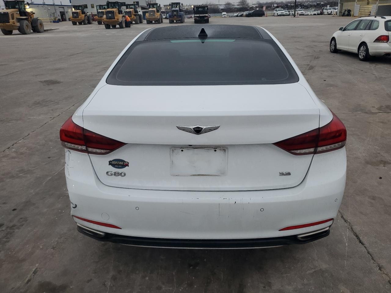 2018 Genesis G80 VIN KMHGN4JE9JU227923 Copart auction photo, undercarriage / front end damage thumbnail 6