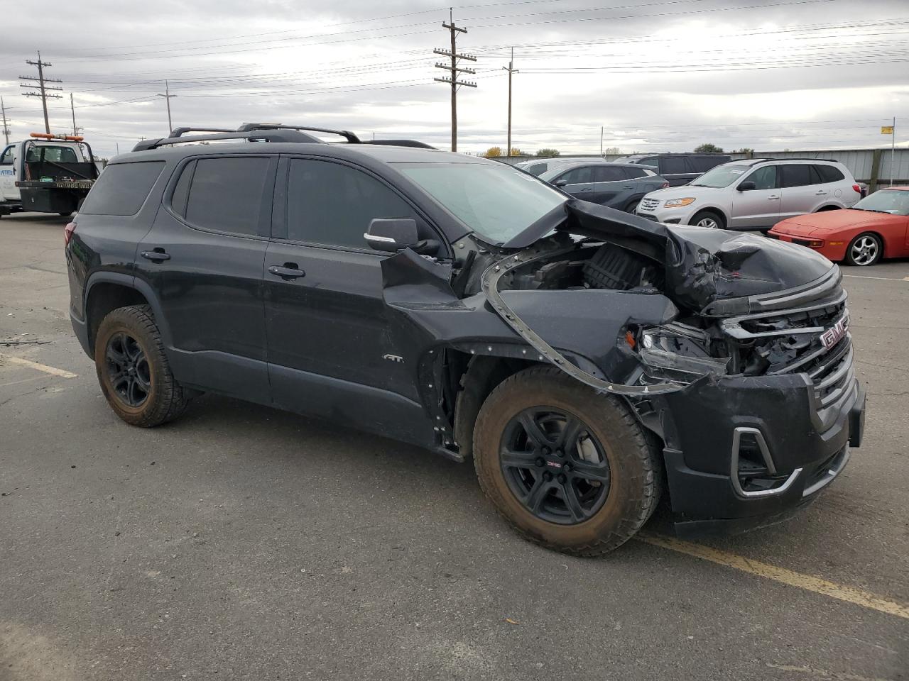 2020 GMC Acadia VIN 1GKKNLLS2LZ129550 Copart auction photo, front end damage thumbnail 4