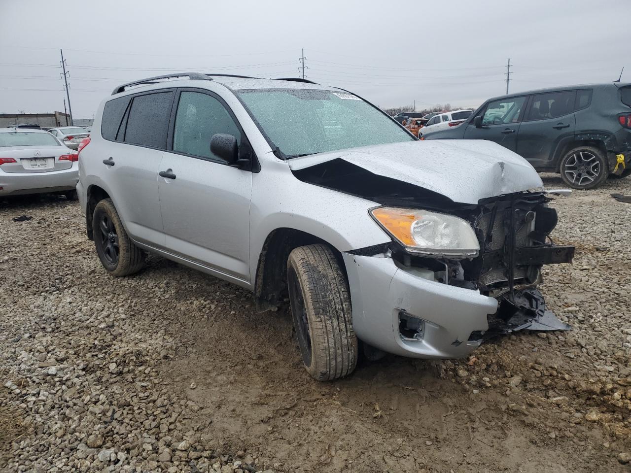 2012 Toyota RAV 4 VIN 2T3BF4DV7CW257516 Copart auction photo, front end damage thumbnail 4