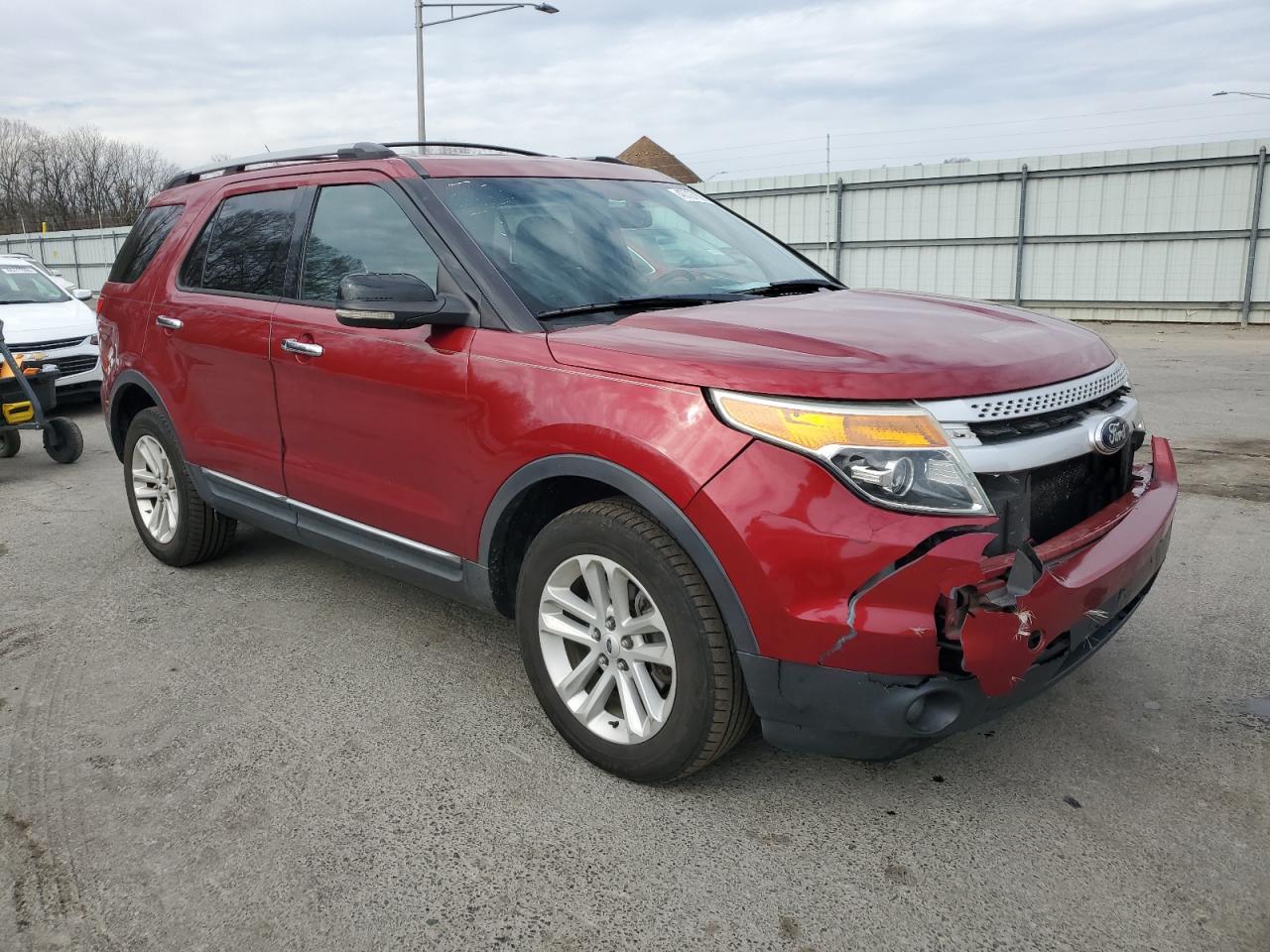 2013 Ford Explorer VIN 1FM5K8D81DGA24069 Copart auction photo, front end damage thumbnail 4