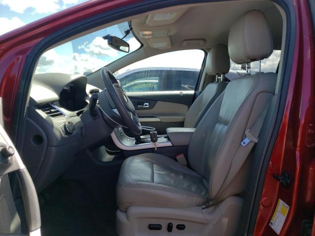 2014 Ford Edge VIN 2FMDK3JC5EBA74425 Copart auction photo, front end / side damage thumbnail 7