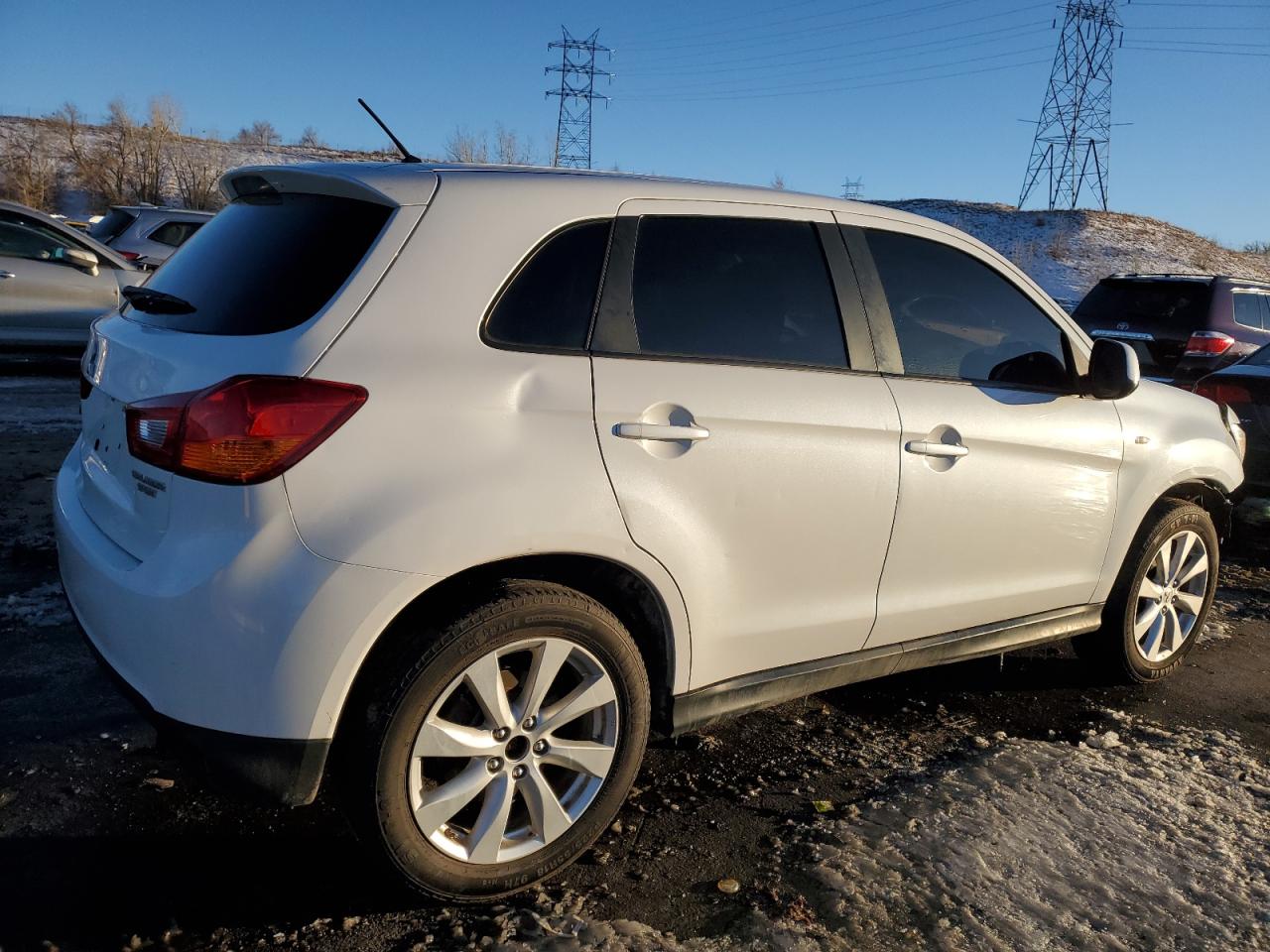 2013 Mitsubishi Outlander VIN 4A4AR3AU8DE014114 Copart auction photo, front end / rear end damage thumbnail 3