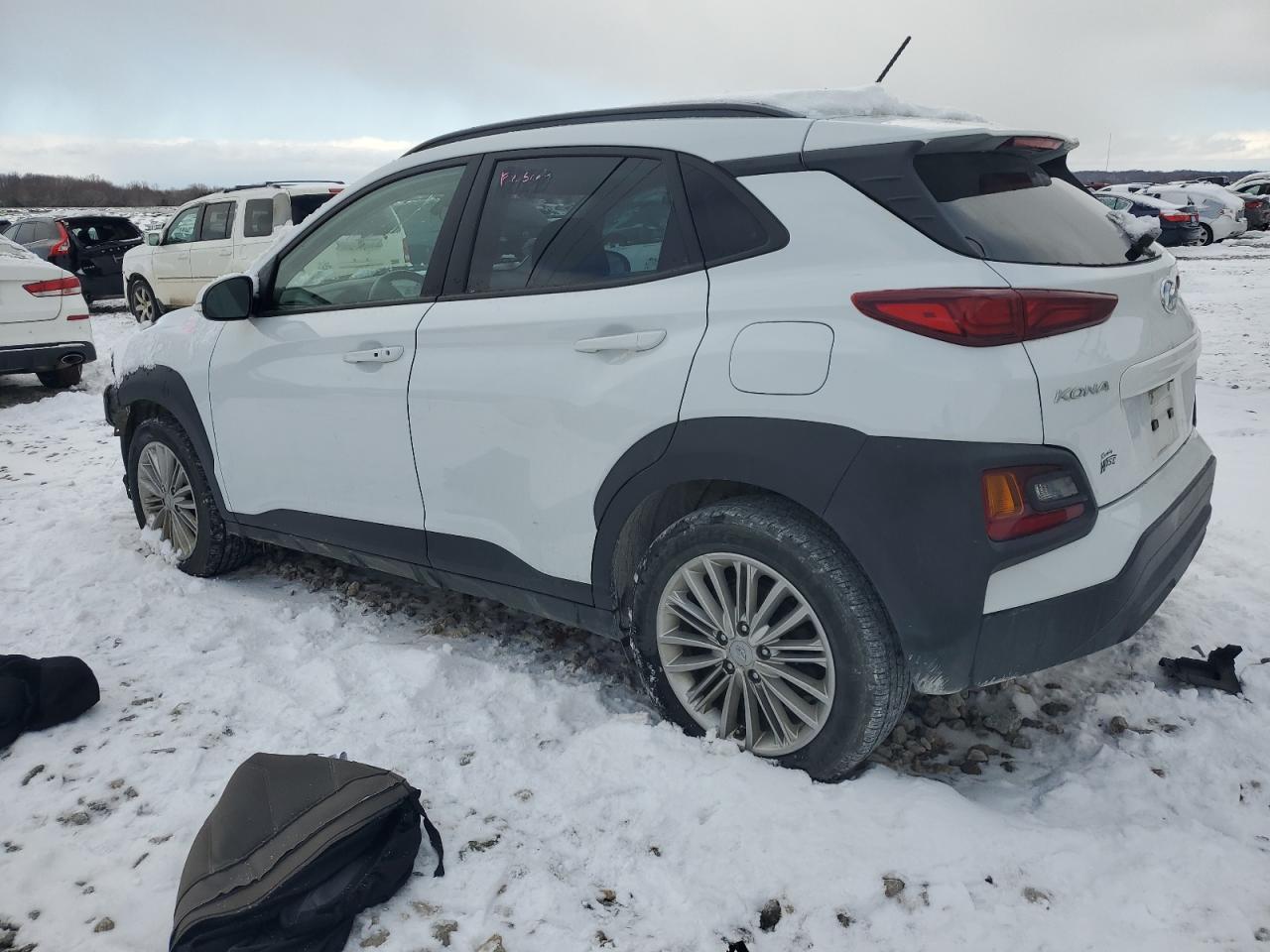 2021 Hyundai Kona VIN KM8K2CAA5MU689359 Copart auction photo, front end damage thumbnail 2