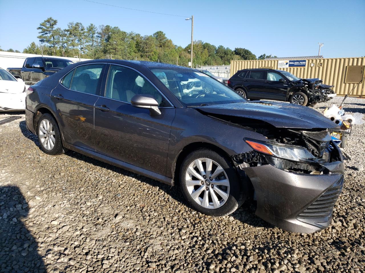 2019 Toyota Camry VIN 4T1B11HK6KU182330 Copart auction photo, front end damage thumbnail 4