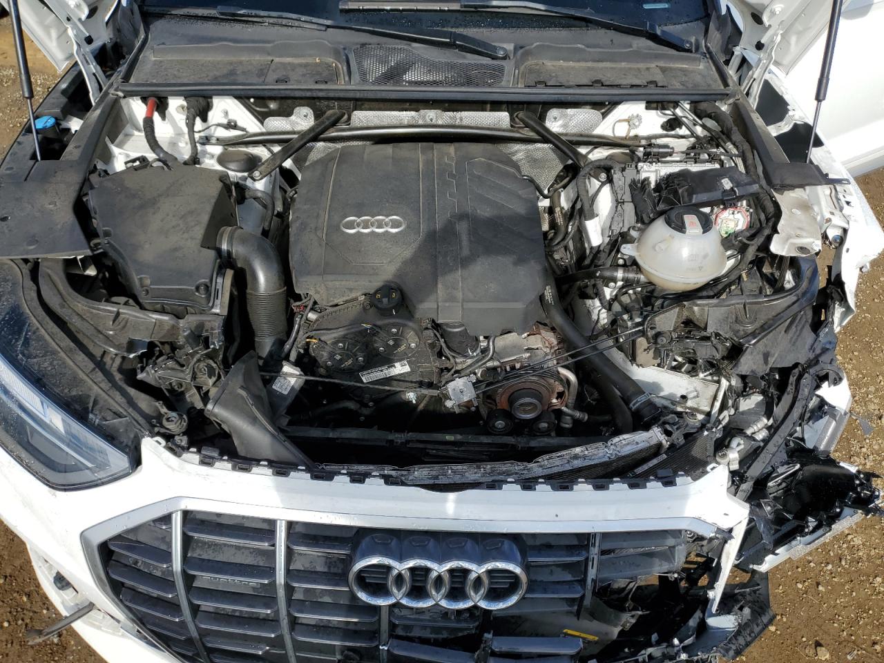 2021 Audi Q5 VIN WA1BAAFY4M2021995 Copart auction photo, front end damage thumbnail 13