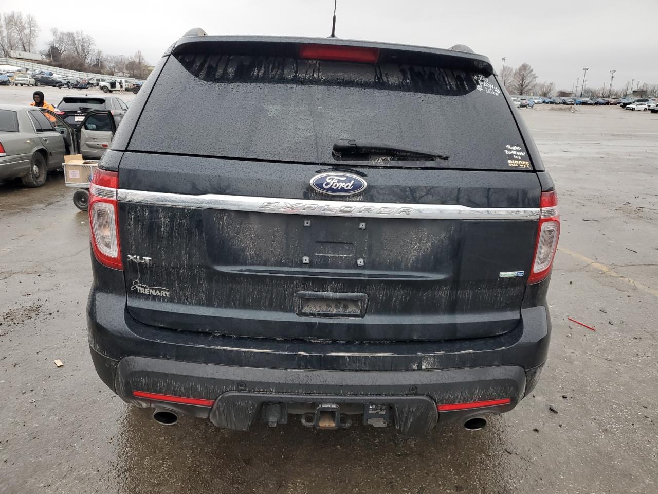 2014 Ford Explorer VIN 1FM5K8D84EGA43796 Copart auction photo, all over damage thumbnail 6