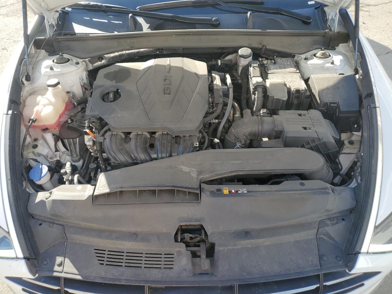 2022 Hyundai Sonata VIN 5NPEG4JAXNH143015 Copart auction photo, front end / side damage thumbnail 11