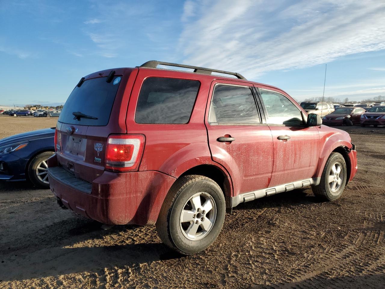 2011 Ford Escape VIN 1FMCU0DGXBKA42641 Copart auction photo, front end damage thumbnail 3